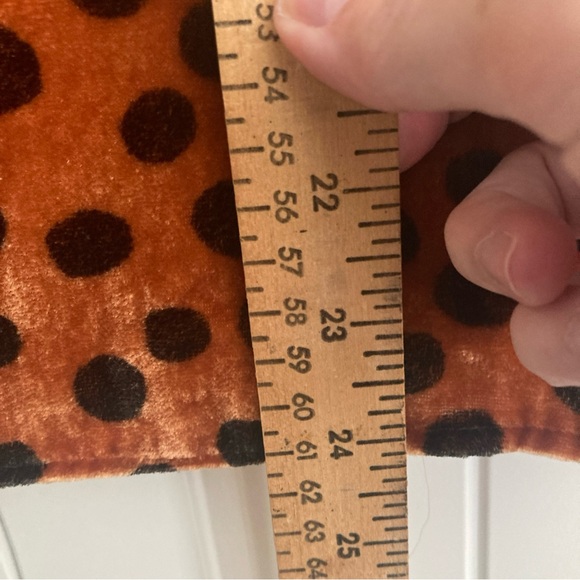 Madewell Polka Dot Ruffle Sleeve Top - Copper & Black - Picture 7 of 9